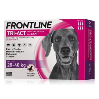 Frontline tri-act 20-40 kg 6 pipettes (4 ml)