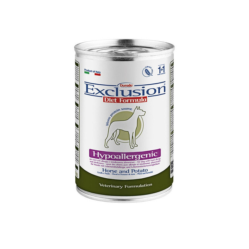 EXCLUSION Diet Hypoallergenic Horse Potatoes 200 gr.