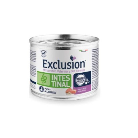 EXCLUSION Diet Intestinal Puppy & Junior Pork Rice 200 gr. - 