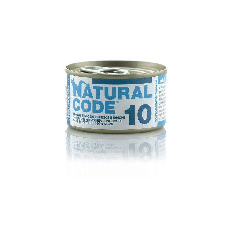 NATURAL CODE - 10 Thunfisch und kleiner Weißfisch 85 gr.