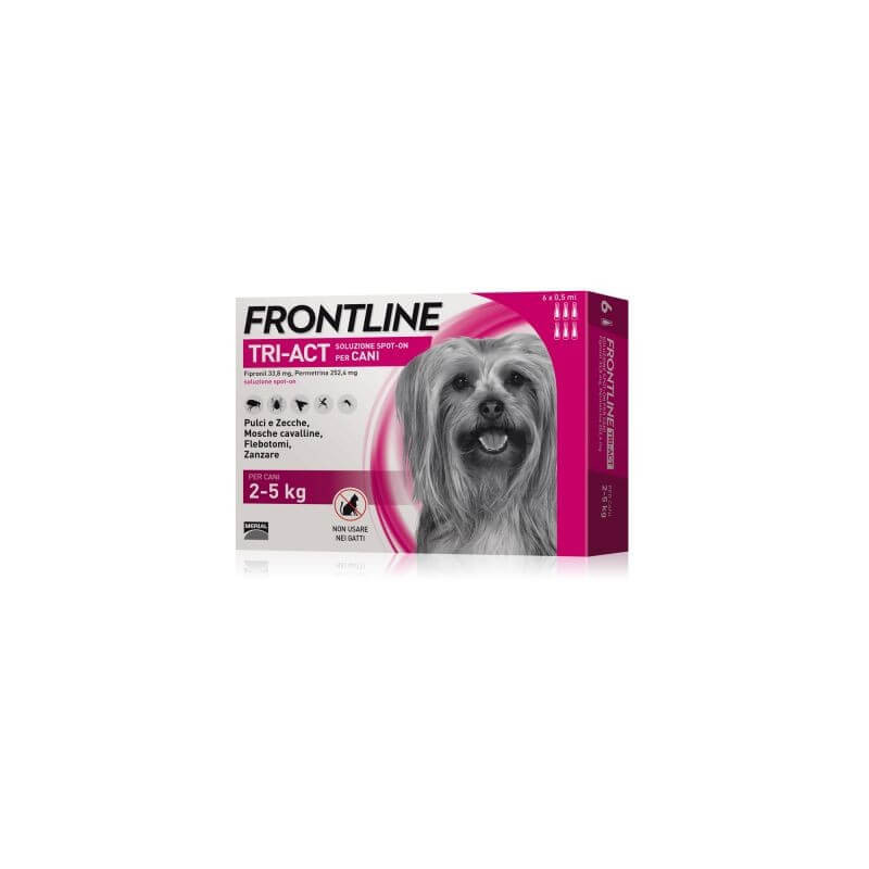 Frontline tri-act 2-5 kg 6 pipette