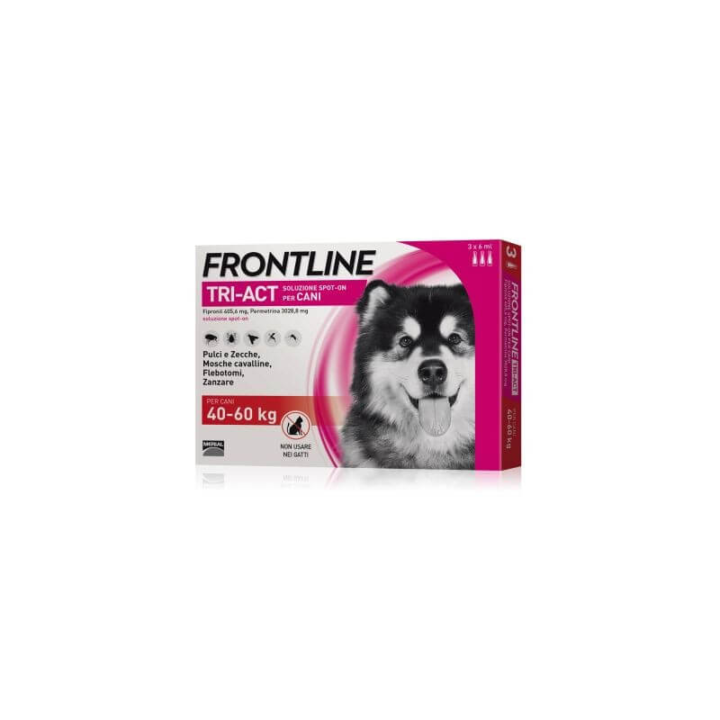 Frontline tri-act 40-60 kg 3 pipette