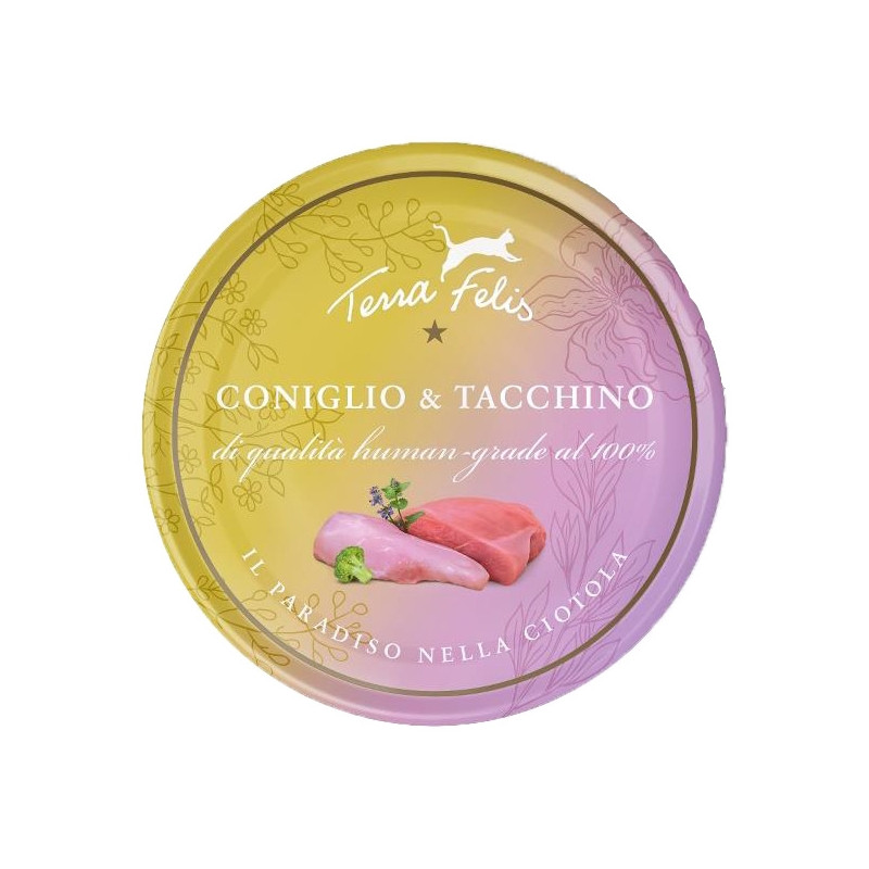 Terra felis Adult Kaninchen und Truthahn 80 gr.