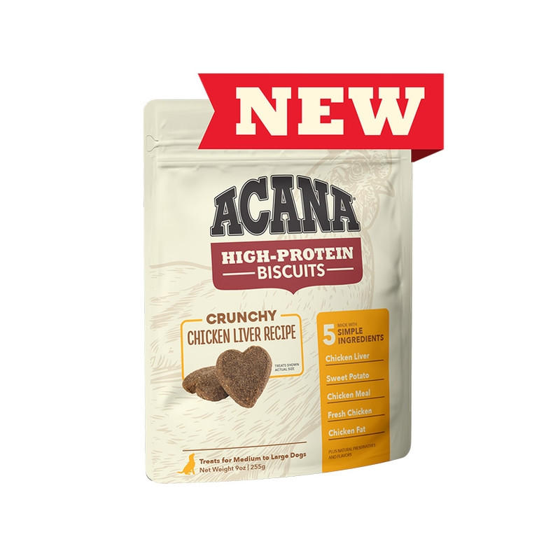 Acana Snack High Protein Kekse mit Hühnerleber 100 gr.