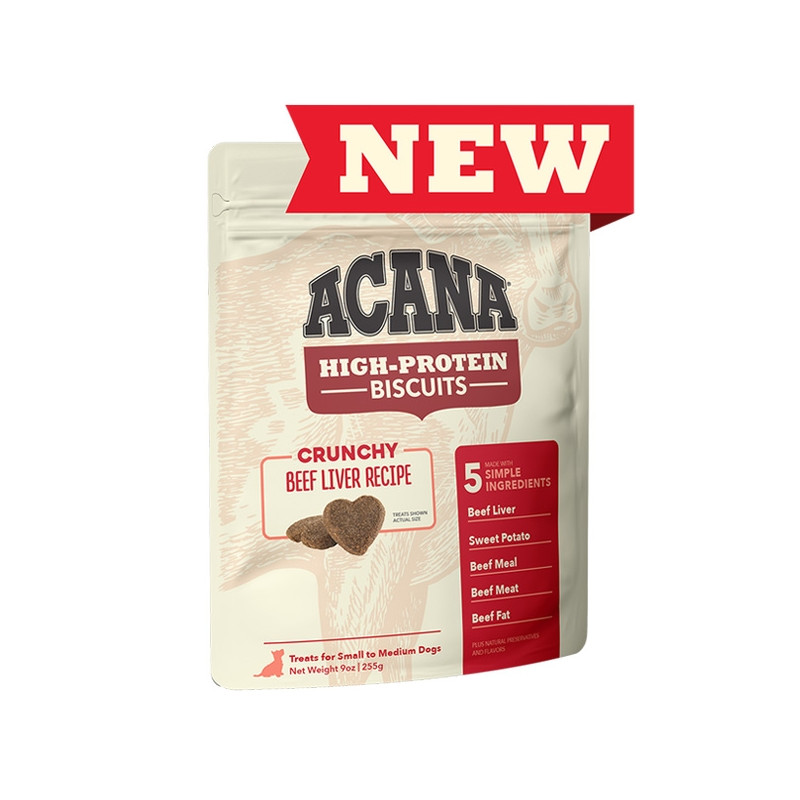 Acana Snack Biscotti High Protein al Fegato di Manzo 100 gr.