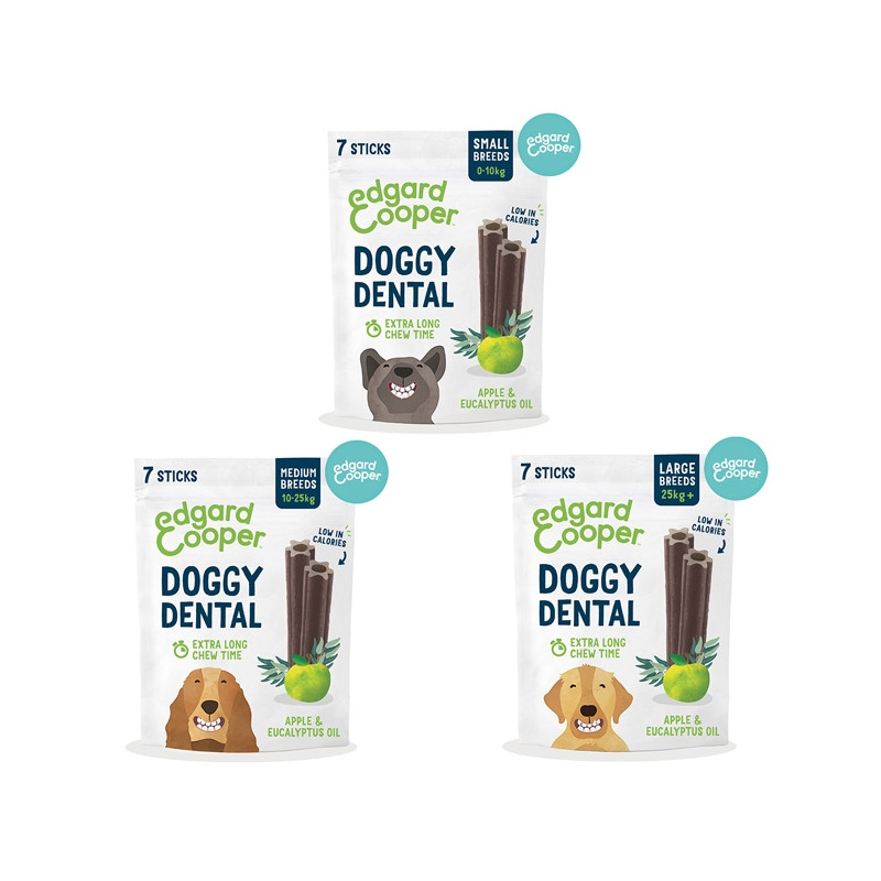 Edgard Cooper- Doggy Dental mela e eucalipto (medium 10-25 kg) Edgard Cooper- Doggy Dental mela e eucalipto (medium 10-25 kg)