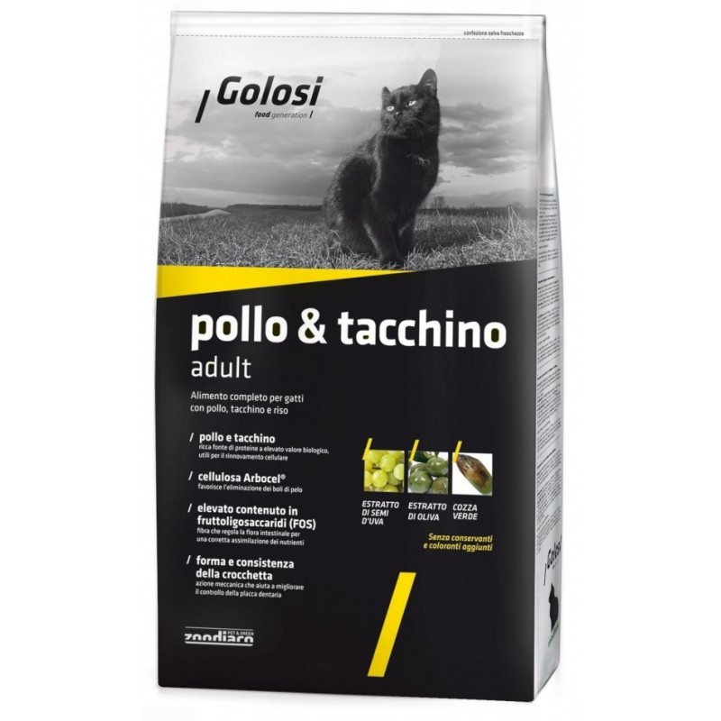 Golosi Gatto con Pollo e Tacchino da 7,5 Kg