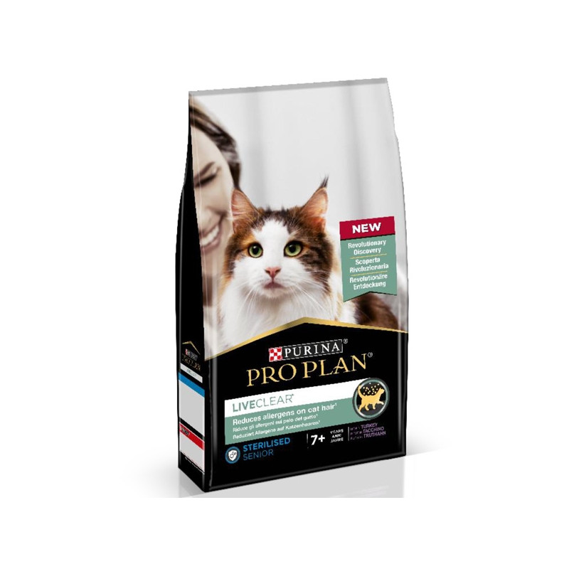 PRO PLAN Liveclear Gatti Anziani Sterilizzati Tacchino 1,4 kg
