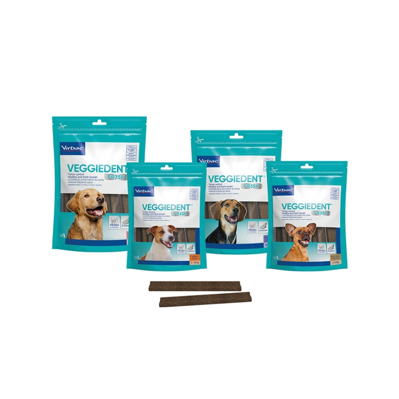 Virbac Veggiedent Fresh Size XSmall (15 Pieces)