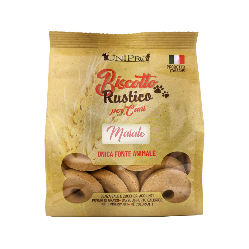 UNIPRO Biscotto Rustico per Cani al Maiale 300gr.