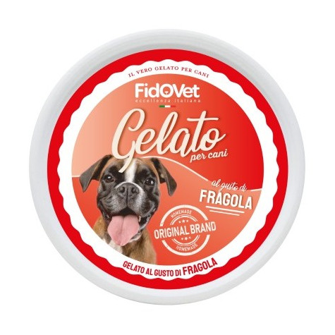 FIDOVET Gelato per cani gusto fragola 40gr. - 
