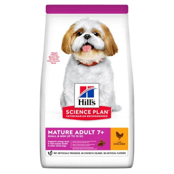 Hill's Pet Nutrition - Science Plan Small & Mini Mature Adult 7+ con Pollo 6KG - 