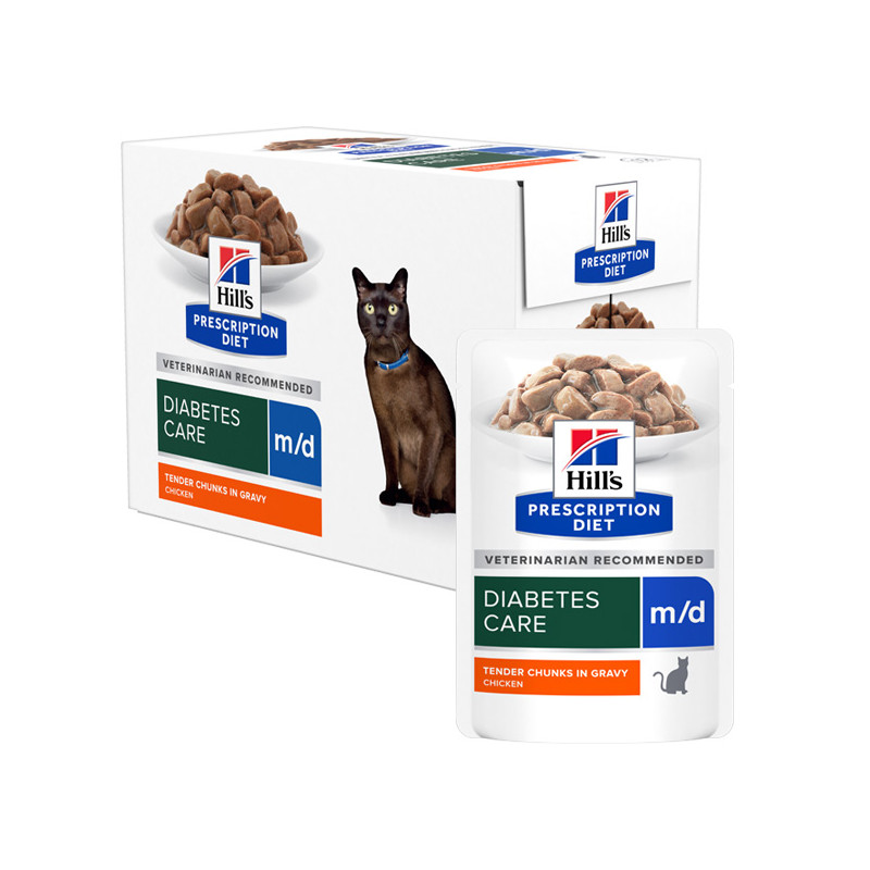 Hill's Pet Nutrition - Prescription Diet m/d Diabetes Pollo 12x85gr.