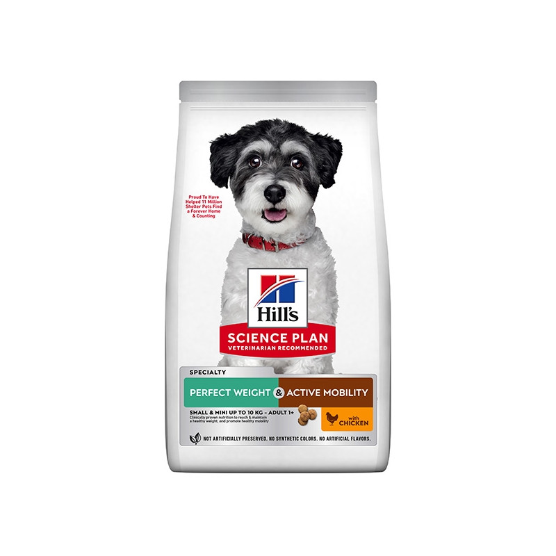 Hill's Pet Nutrition - Prescription Diet Perfect Weight + Active Mobility Small Mini  1,50KG