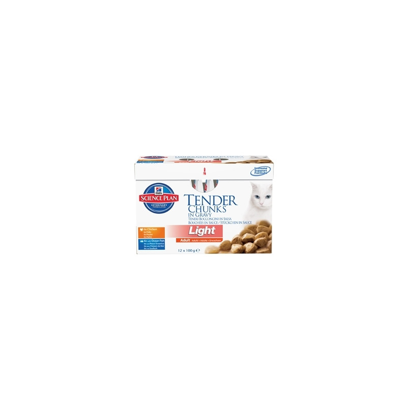 Hill's Pet Nutrition - Science Plan Adult Light con Gusti Misti 12x85gr.