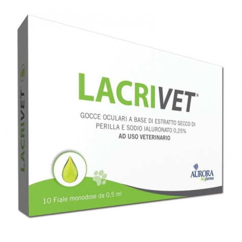 Aurora biofarma lacrivet eye drops 10 ampoules 0.5 ml