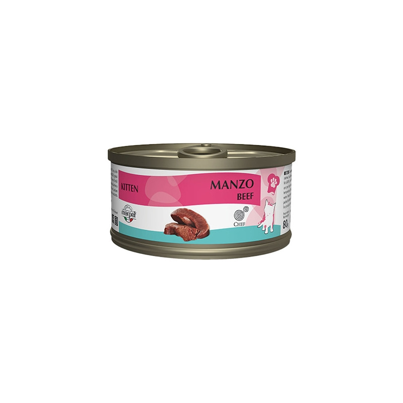 Marpet - Aequilibriavet Chef Kitten Manzo 80 gr.