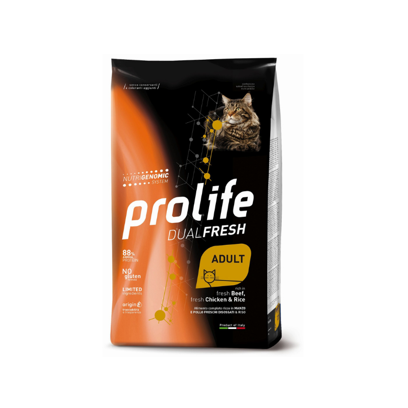Prolife - Dual Fresh Adult Beef Chicken & Rice 7kg