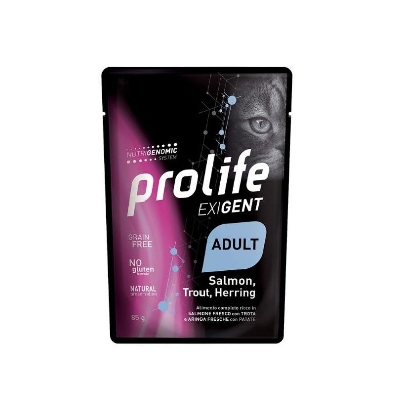 Prolife - Exigent Adult Lachsforelle und Hering 12x85gr