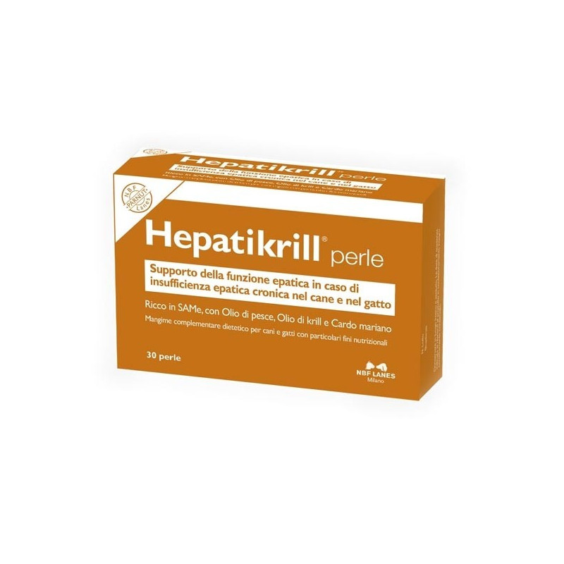 NBF Lanes HepatiKrill Perle Cane Gatto 30 perle NBF Lanes HepatiKrill Perle Cane Gatto 30 perle