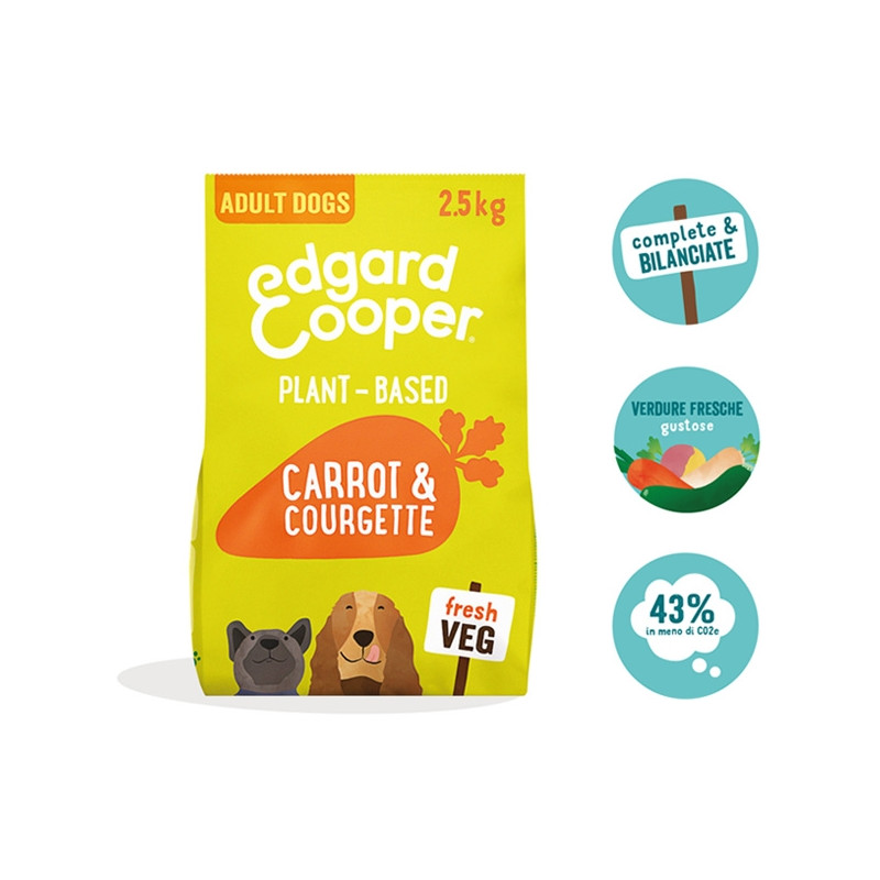 Edgard&Cooper - Plant Based Carote & Zucchine Croccanti 7Kg