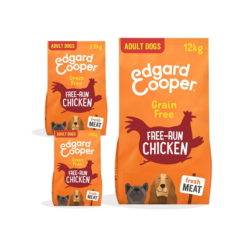 Edgard&Cooper - Adult Fresh Free-Raised Chicken Without Grains 2.5KG
