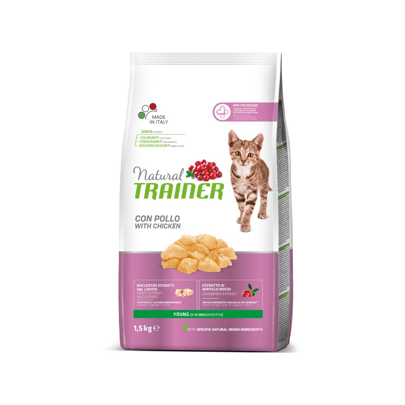 Trainer - Natural Young Adult con Pollo 1.5KG Trainer - Natural Young Adult con Pollo 1.5KG