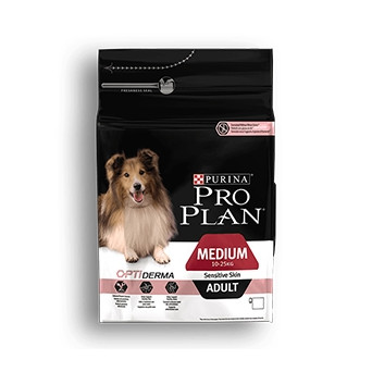 Nestle‘ Purina – Pro Plan Adult Medium Sensitive Skin Optiderma con Salmone e Riso 14 kg - 
