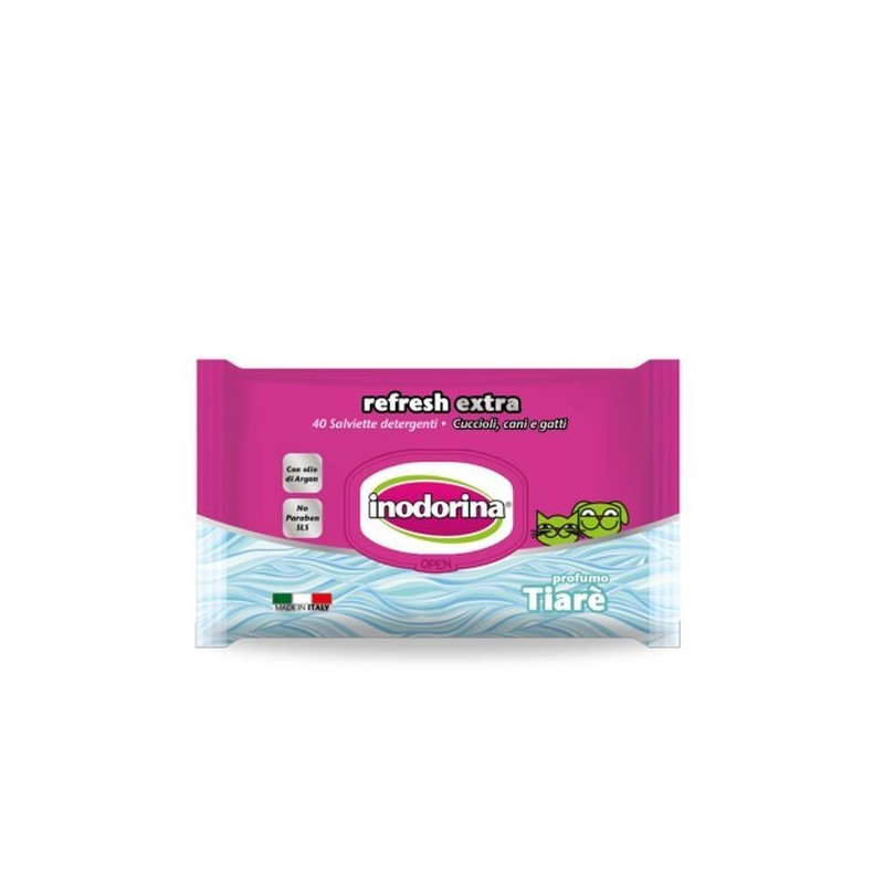 INODORINA WIPES FLOWER OF TIARE '40 pcs.