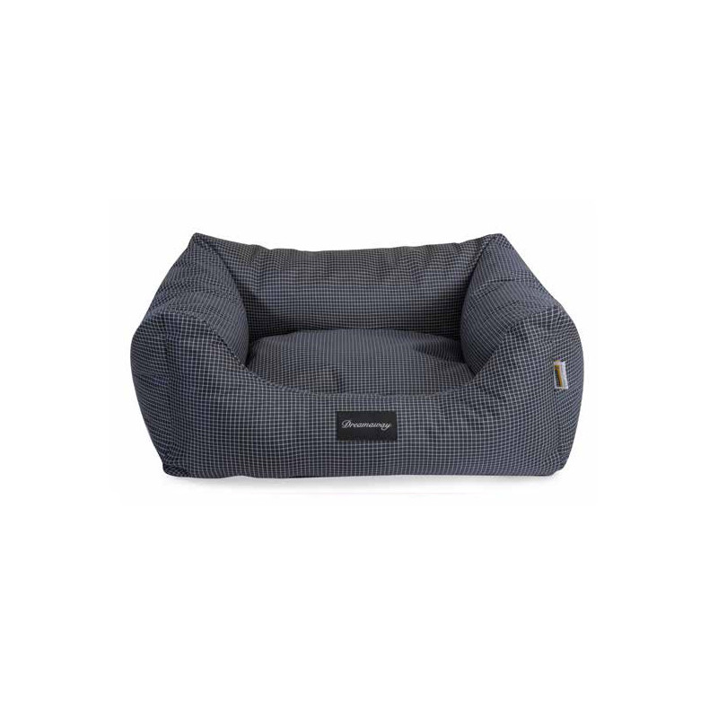 Fabotex - Dreamaway Boston Sofa Quadro Blu XXL - 120 x 100 x 28 cm
