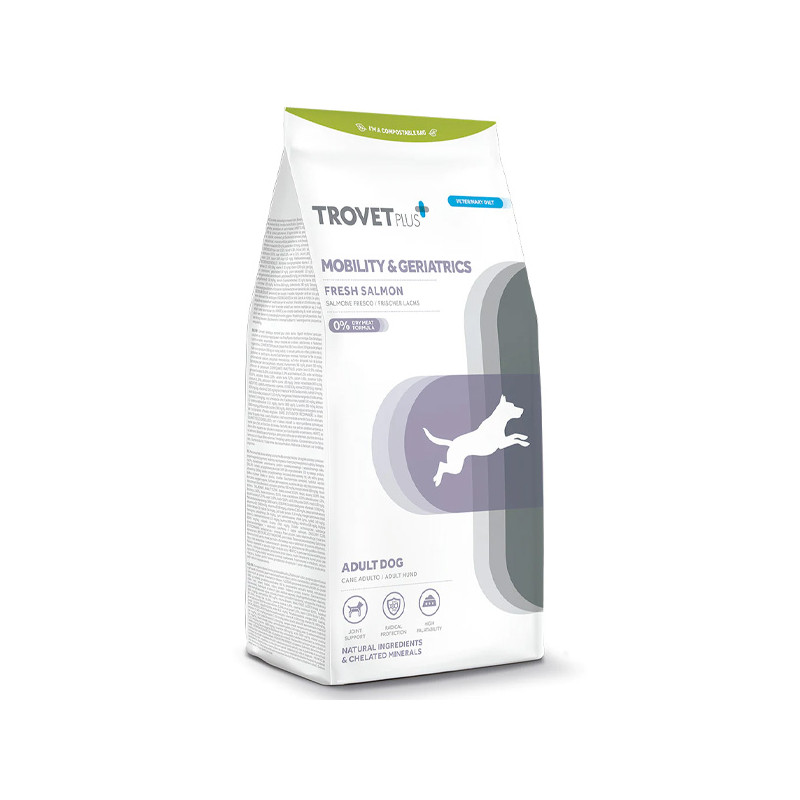 Trovet - Plus Dog Adult Mobility & Geriatrics Salmone Fresco 3KG