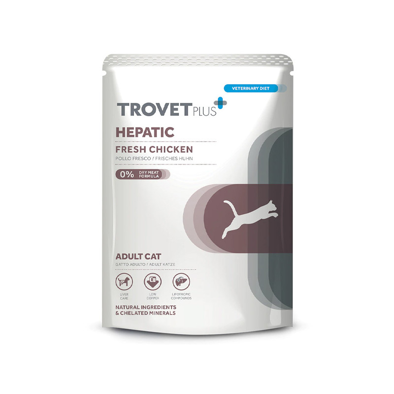 Trovet - Plus Cat Hepatic Pollo Fresco Chicken 85gr