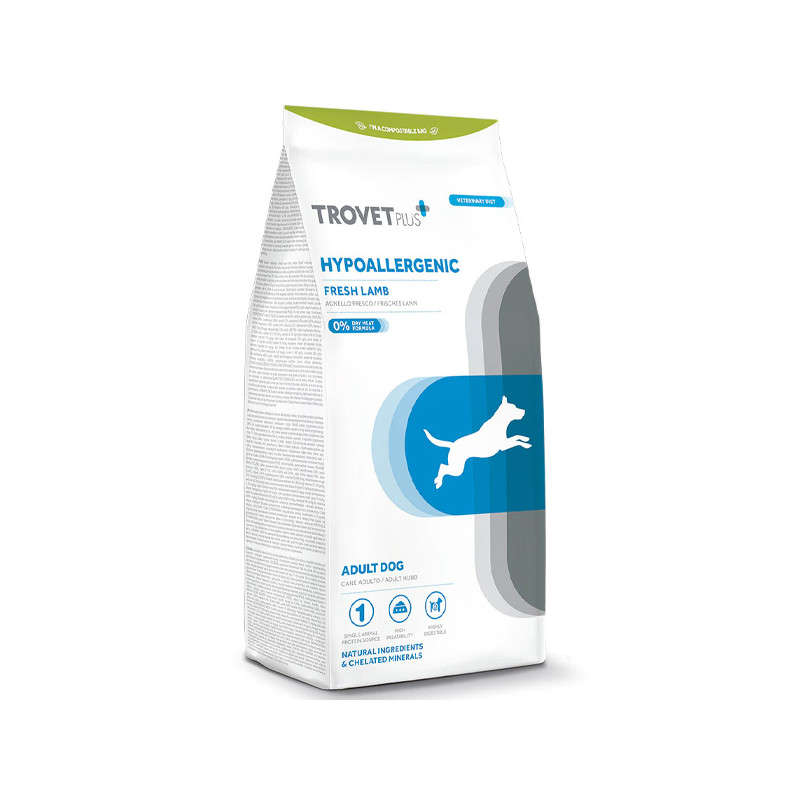 Trovet - Plus Dog Adult Hypoallergenic Agnello Fresco 3kg