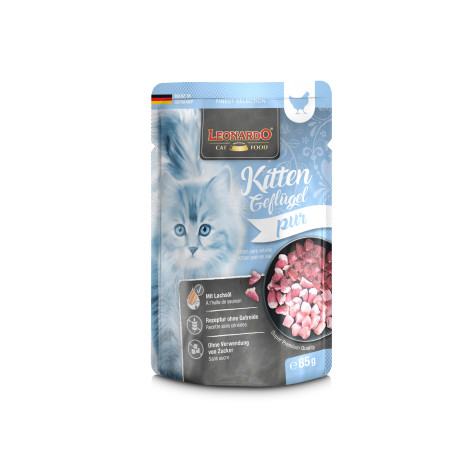 Leonardo Kitten Pollame 85 gr. (Bustina) - 