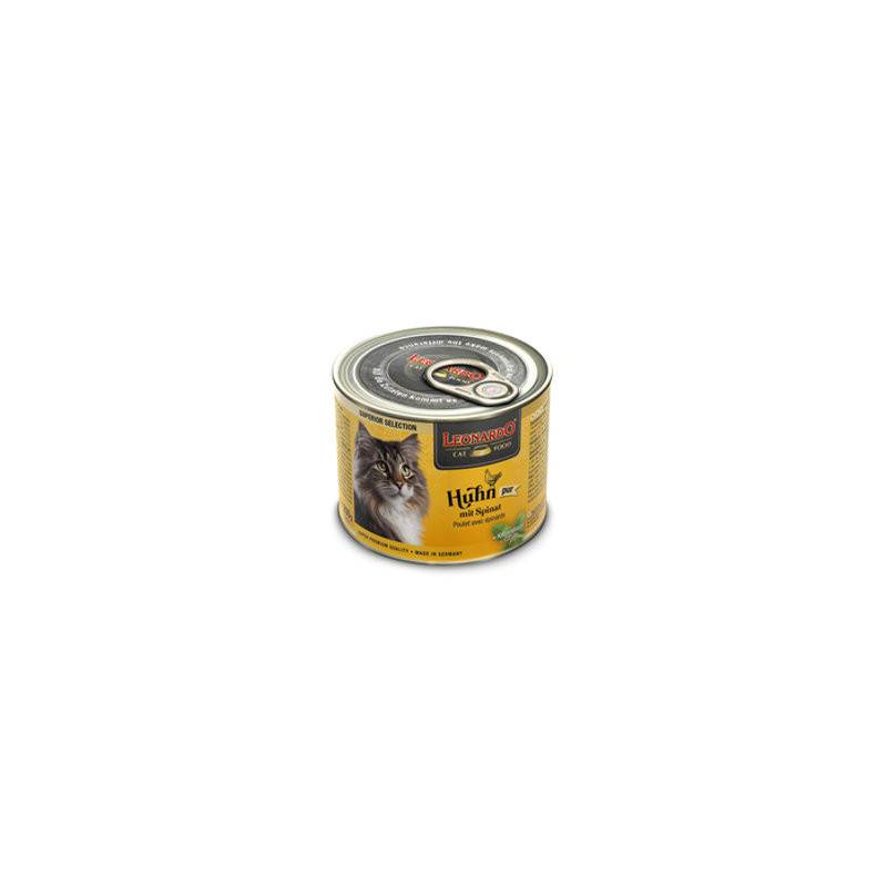 LEONARDO SUPERIOR Dose Huhn mit Spinat 200 Gr
