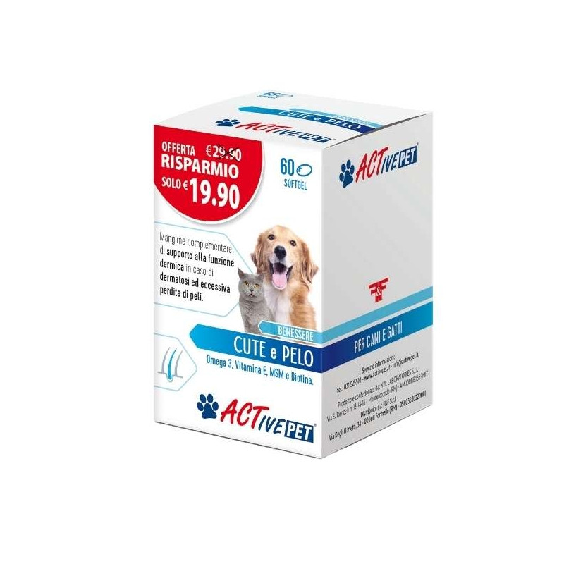 Felpharma - Active Pet Cute e Pelo 60XSoftgel