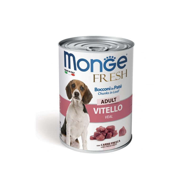 MONGE Fresh Adult Veal 400 gr.