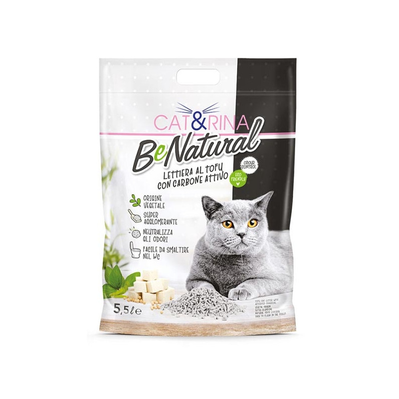 Record - Lettiera Ecologica Cat & Rina BeNatural al Tofu con Carbone Attivo 5,50LT Record - Lettiera Ecologica Cat & Rina BeNatural al Tofu con Carbone Attivo 5,50LT