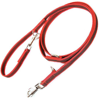 JULIUS K9 – Doppelleine Julius K9 Farbe & Grau 2 cm – 2 m - 