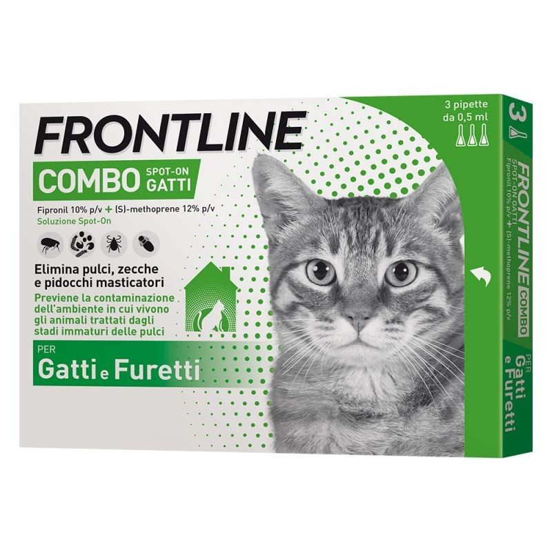 Frontline combo gatti 3 pipette 0,5 ml