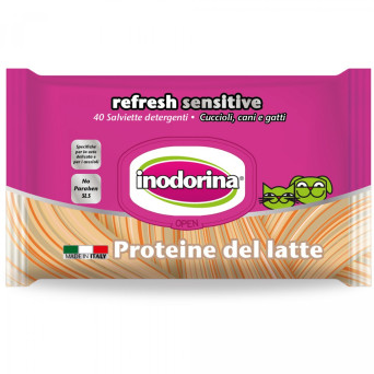 INODORINA MILCH PROTEIN WIPES 40 Stk.