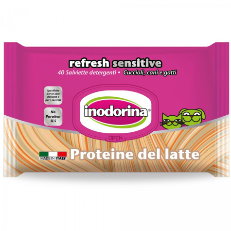 INODORINA MILCH PROTEIN WIPES 40 Stk.