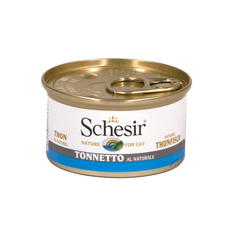 Schesir Gatto Tonnetto al Naturale in Acqua di Cottura  85 gr.