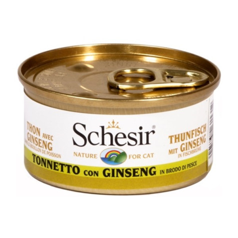 Schesir Gatto Tonnetto mit Ginseng in Brühe 70 gr.