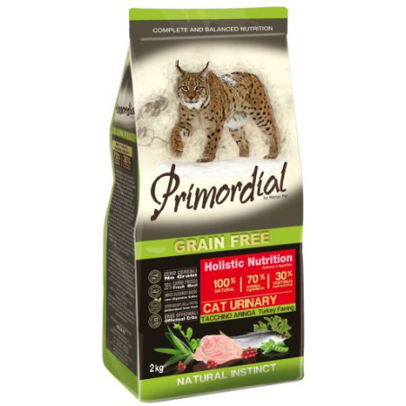Primordial - adult gatto grain free urinary 2 kg - 