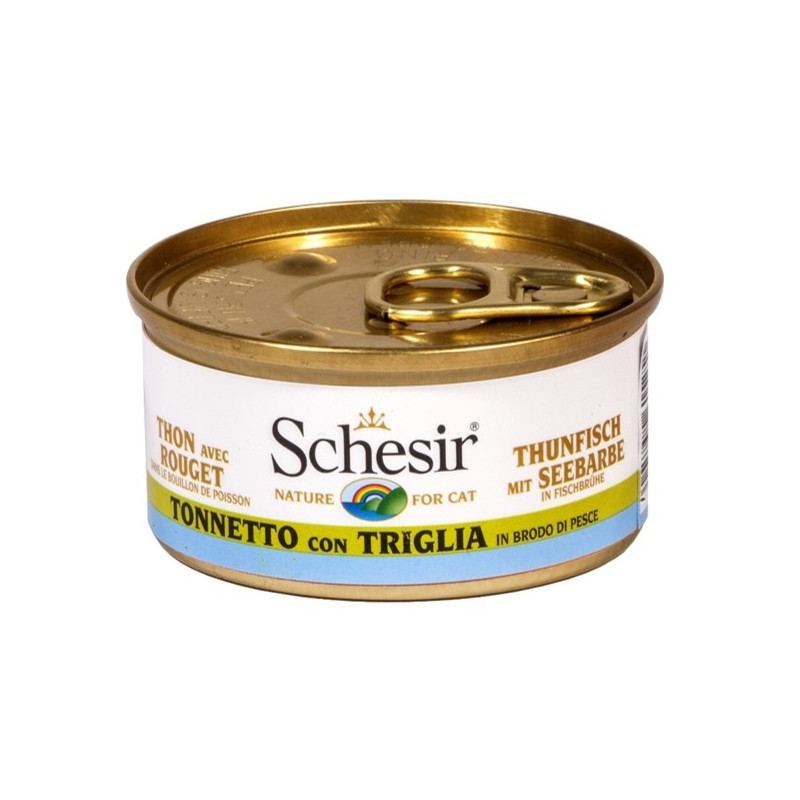 Schesir Gatto Tonnetto mit Meeräsche in Brühe 70 gr.