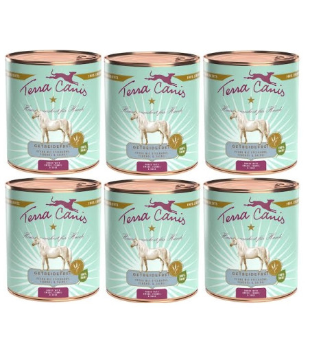 TERRA CANIS Grain Free Beef with zucchini, pumpkin and oregano 6 X 800 gr. -