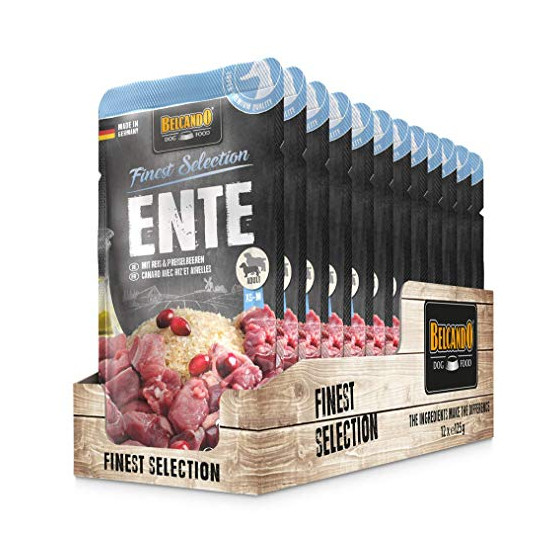 Belcando Anatra con riso e mirtilli rossi 12 x 125 gr. (bustine) - 