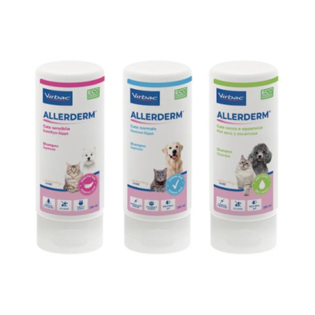 Virbac - Allerderm shampo 250 ml. cute normale - 