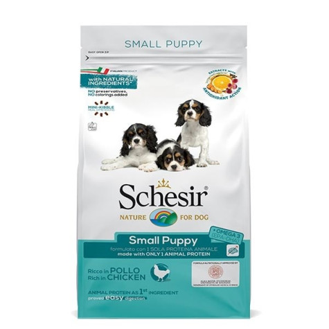 Schesir Cane Dry Line Mini Puppy with Chicken 2 kg.